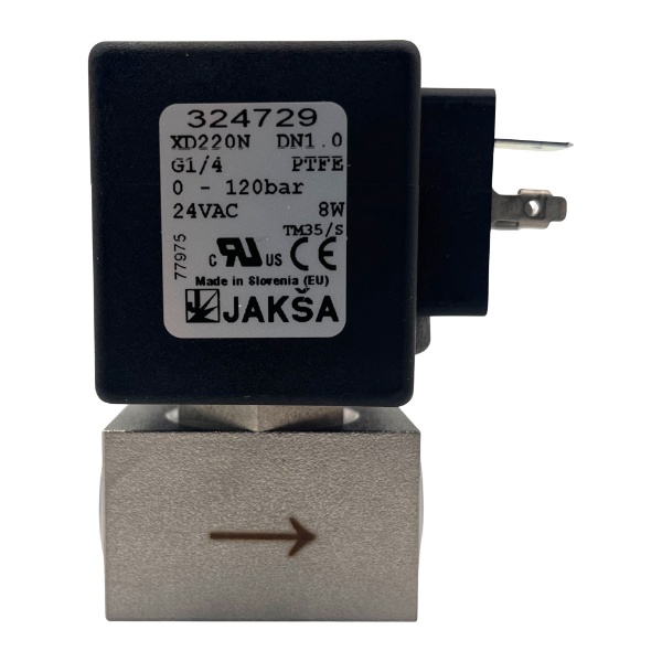 ELEKTROZAWÓR JAKŠA XD220N G1/4" PTFE 24 V AC (324729)