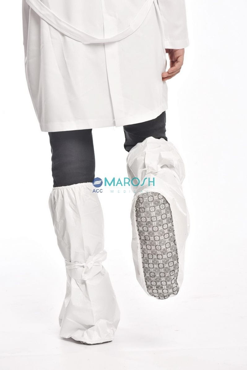 LAMINOWANE OCHRANIACZE NA BUTY Z PODESZWĄ ANTYPOŚLIZGOWĄ 40 CM